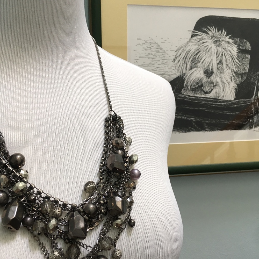 Multi-Strand Statement Necklace - Picture 4 of 8